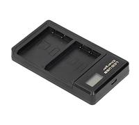 EBTOOLS Portable Dual USB Camera Battery for BLS5 with LCD Display - Fast and Safe Charging Solution for Outdoor Photography