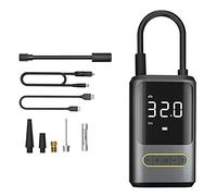 EBTOOLS Portable Pump with LED Display, 150PSI Cordless Tire Inflator for Car, Motorcycle, and Emergency Power Bank