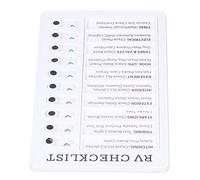 EBTOOLS Portable PVC Chore Chart Memo Board for Kids - Detachable Message Board for Learning Planning and Organization (RV Checklist)