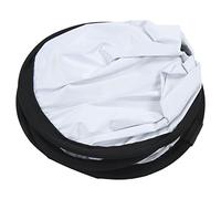 EBTOOLS Portable Silver White 2-in- Round Photography Reflector for Enhanced Lighting and Texture, 80cm / 31.5in (60cm)