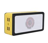 EBTOOLS Portable Solar Power Bank 60000mAh with 4 USB Ports for Outdoor Camping and Adventuring - Rechargeable Power Source with LED Indicator