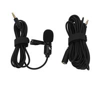 EBTOOLS Professional Lavalier Microphone with Cardioid Directivity for Cameras and Phones - Lightweight, Plug and Play Ideal for Live Broadcasts and Interviews
