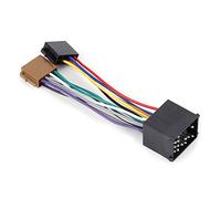 EBTOOLS Radio Adapter Harness,ABS Car Radio Adapter Stereo Harness Cable ISO Plug Replacement for E36 E46 E39