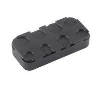 EBTOOLS Rectangle Coin Dispenser Storage Box for Car - Plastic Coin Holder with Stylish Design for Easy Access and Organization