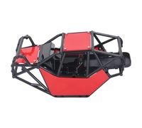 EBTOOLS Remote Control Wler Body Cover - Premium Plastic RC Roll Accessories for Axial SC & SC II (Red)