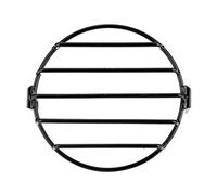 EBTOOLS Round Headlight Grille - 5.75inch Headlight Grill, Black Retro Motorcycle Headlight Grill Round Cover Mask