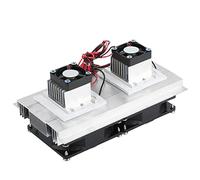 EBTOOLS Semiconductor Thermoelectric Cooler 12A 12V Fridge Portable Cooling Device for Beverages and Pets