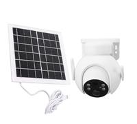 EBTOOLS Solar Security Camera HD Rotatable with Human Tracking & Full Color for Outdoor Home Use