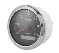 EBTOOLS Speedometer Odometer 120MPH IP67 85mm for Generator and Machinery Use (Black)
