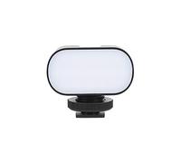 EBTOOLS ST15RGB Portable LED Fill Light with Cold Shoe for Online Meetings, Live Streaming, Compact, 7 Colors