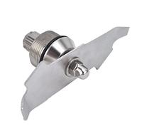 EBTOOLS Stainless Steel Blender Replacement Assembly + Widened 2 Leaf for Quiet Juicer Parts, High-Strength and Easy to Install