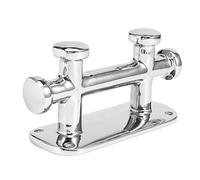 EBTOOLS Stainless Steel Double Bollard Cleat for Marine Use | 316 Grade Dock Hardware, 145x61x85mm