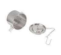 EBTOOLS Stainless Steel Tea Balls Strainer with Chain | 12cm Multipurpose Seasoning Basket for Soups, Teas, and Culinary Creations (Diameter 14cm/5.5in)