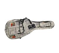 EBTOOLS Stylish 600D - Acoustic Guitar Gig Bag with Padded Straps & Storage for 40-Inch Instruments (41 in)
