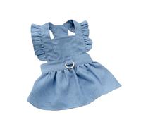 EBTOOLS Stylish Light Blue Pet Dress for Dogs with Comfortable Zipper Design - for Spring and Summer Outings (L)