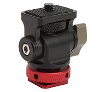 EBTOOLS Tripod Head Cold Shoe Adapter - Versatile Camera Mount for Monitors, Flash, LED Light, Lightweight, Support