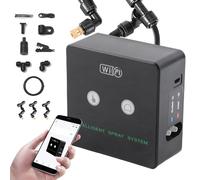 EBTOOLS WiFi Rainforest Terrarium Automatic Humidification Spray Kit with 360° Rotatable Nozzle and Remote APP Control for Efficient Plant Care (10m 4 nozzles)