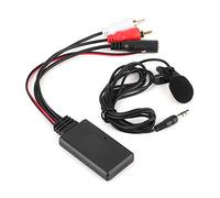 EBTOOLS Wireless Bluetooth Car Adapter for Audio Streaming & Handsfree Calling, Supports AUX & Microphone, Easy Setup & Universal Compatibility