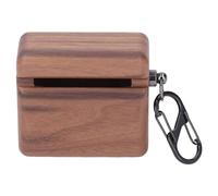 EBTOOLS Wooden Earbuds Case Cover with Microfiber Lining - Stylish for Pi7S2 Gen 2 - Prevents Damage and Easy Charging