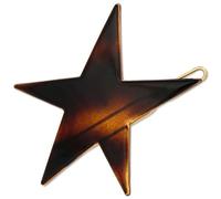 Ebuni | 4.5cm Star Hair Clip Made in France (Tortoiseshell/Brown)