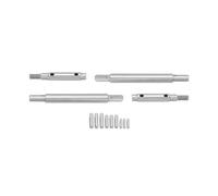 EburpKhbd Stainless Steel Portal Axle Shafts Compatible With Ascent-18 1/18 RC Crawler(Rear)