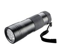 ebuyerfix 12 LED UV Flashlight Torch Light 395nm Ultra Violet UV Waterproof Lamp AAA Battery Detection for Ink Marker Checker Cash, Pet Clothing, Food Fungus/Night Fishing/Travel