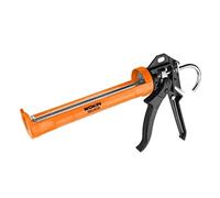 ebuyerfix Heavy Duty Caulking Gun Industrial Silicone Sealant Applicator Professional Acrylic Adhesive Cartridge Gun Smooth Action Rotating Frame Durable Construction Tool