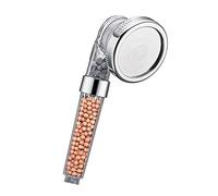 ebuyerfix Shower Head Hand Held Detachable Bath Head Clear Water Filtration High-Pressure Water Saving Showerhead Contains Additional Replaceable Stone, 3 Modes Adjustable Filter Showerhead