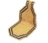 ebuyerfix Wooden Beaded Seat for Car/Van/Taxi Car Seat Pad with Wooden Beads, bead chair cover Pad Cover Back Support Less Painful On Long Drive