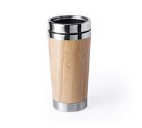 eBuyGB 13410 Reusable Coffee Mug, Stainless Steel, 500 milliliters