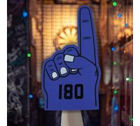 eBuyGB 180 Darts Foam Hand, EVA Big Finger Pointer, Fancy Dress Accessories, 2024 PDC World Darts Championship - Blue (Pack of 1)