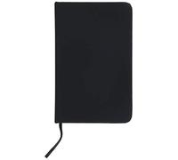 eBuyGB A6 Coloured Hardback Lined Paper Notebook, Black