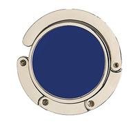 eBuyGB Bag Holder for on the Go Metal Portable Handbag Hanger, Blue
