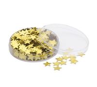 eBuyGB Christmas Party Sparkly Stars Table Confetti, Gold