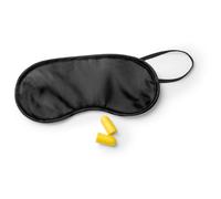 eBuyGB Colourful Eye Mask and Ear Plug Set, Black, Pack of 5