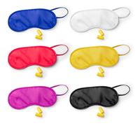 eBuyGB Colourful Eye Mask and Ear Plug Set, Blue