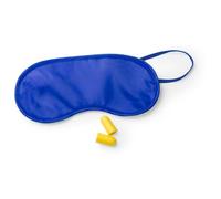 eBuyGB Colourful Eye Mask and Ear Plug Set, Blue, Pack of 25