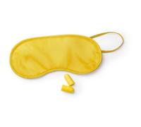 eBuyGB Colourful Eye Mask and Ear Plug Set, Yellow, Pack of 5