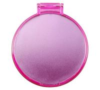 eBuyGB Compact Cosmetic Handbag Folding Pocket Vanity Mirror Toiletry Bag, Pink, 24 cm
