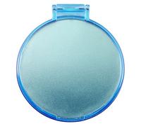 eBuyGB Compact Vanity Handbag Mirrors Folding Cosmetic Mirror Toiletry Bag, Blue, Pack of 10