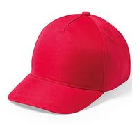 eBuyGB Kids Baseball Cap, Red, Pack of 1