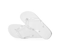 eBuyGB Ladies Bright Beach Flip Flops - Summer Foam Sandal, White, 7/8 UK