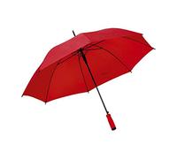 eBuyGB Large Wedding Umbrella Colourful Automatic Brolly Wedding Photographer Parasol Folding Umbrella, Long Umbrella with Stick Handle Rain -Red 41 Inch / 105cm Span 82cm Length
