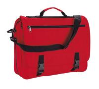 eBuyGB Messenger Bag For School, College and Work - Shoulder Meeting Bag (Red)
