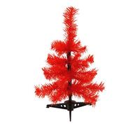 eBuyGB Mini Artificial Christmas Tree, Red