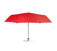 eBuyGB Mini Folding Compact with Pouch, Manual Opening Stick Umbrella, 94 cm, Red