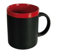 eBuyGB Never Forget Again Memo Ceramic Mug, Ceramic, Black/Red, 13.59 x 11.61 x 9.19 cm