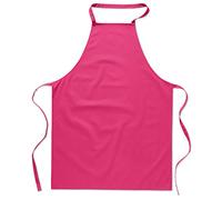 eBuyGB Pack of 10 Catering Cooking Plain Chef's Unisex Kitchen Apron, Cotton, Fuchsia