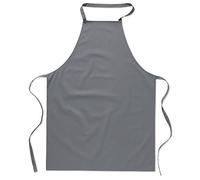 eBuyGB Pack of 1 Catering Cooking Plain Chef's Unisex Kitchen Apron, Cotton, Grey