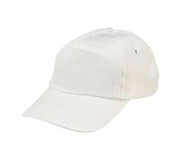 eBuyGB Pack of 10-100% Cotton Baseball Caps Adults Unisex One Size Adjustable 5 Panel Sports Hat, White